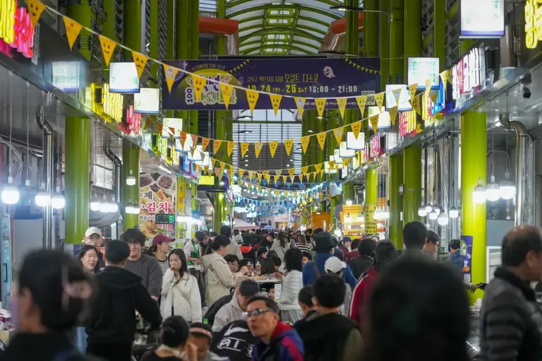지난해 백년시장에서 개최된 ‘백년나이트’ 행사장 전경