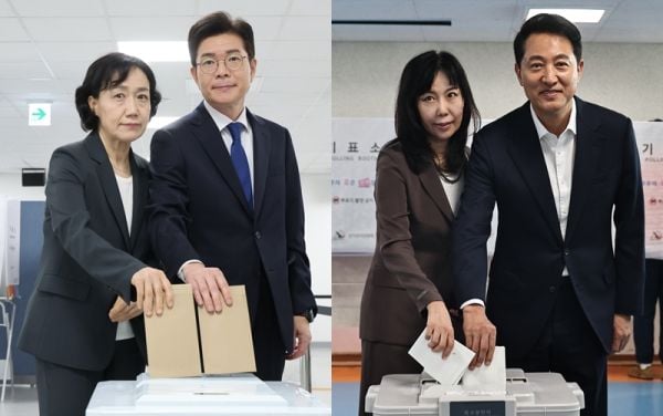 민주당 정원오 서울시장 후보(왼쪽)와 국민의힘 오세훈 서울시장 후보. 사진=연합뉴스