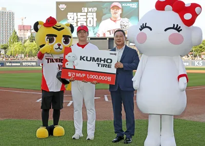 KIA 황동하, 5월 월간 MVP 수상 직후 교통사고... 6주 부상으로 전력 공백