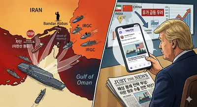 트럼프 대통령, 이란 해상 봉쇄 방안에 관심 표명