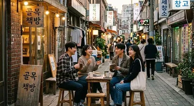 골목에 남기로 한 청년들