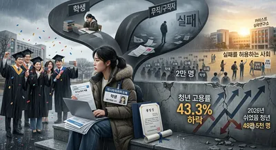 대학 밖을 두려워하는 청년들